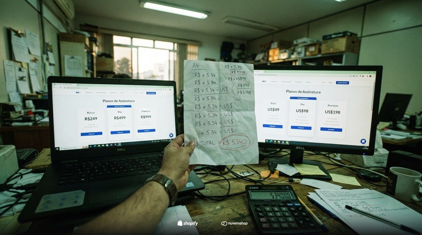 Shopify ou Nuvemshop: comparação para quem fatura até R$150 mil por mês